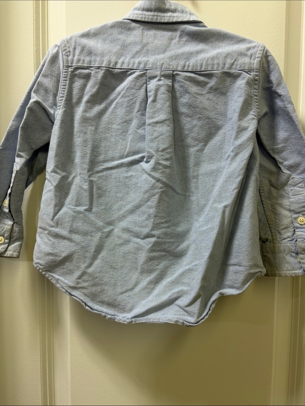 Ralph Lauren Light Blue Oxford Button-Down Shirt with Pony Embroidery - Picture 5 of 5